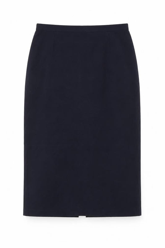 OPS Womens Blue Polyester Maxi Skirt Size 14 Zip