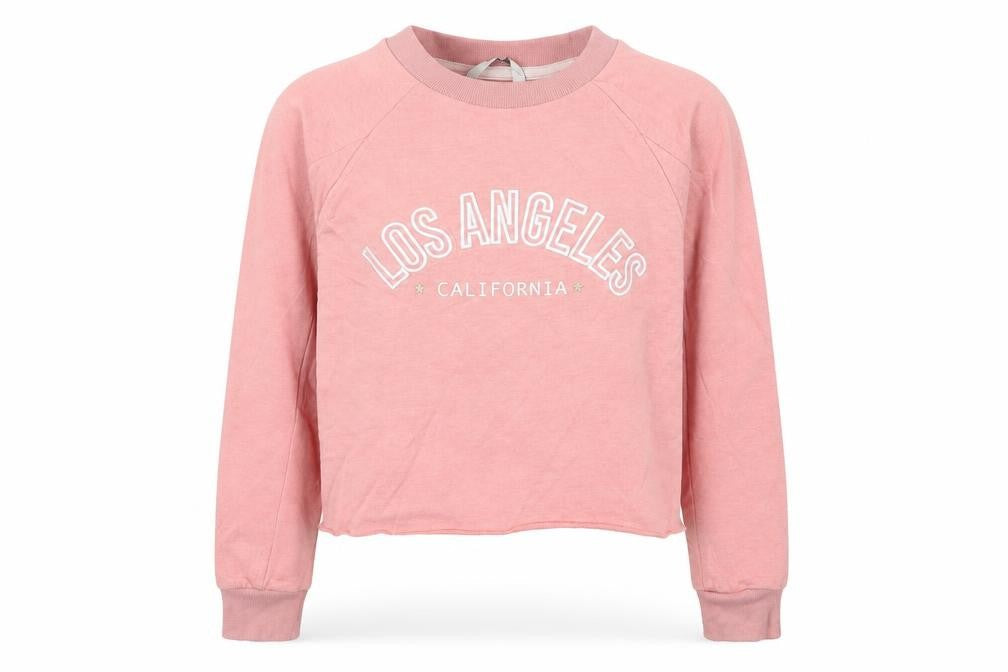 George Girls Pink Cotton Pullover Sweatshirt Size 9-10 Years Pullover - Los Angeles