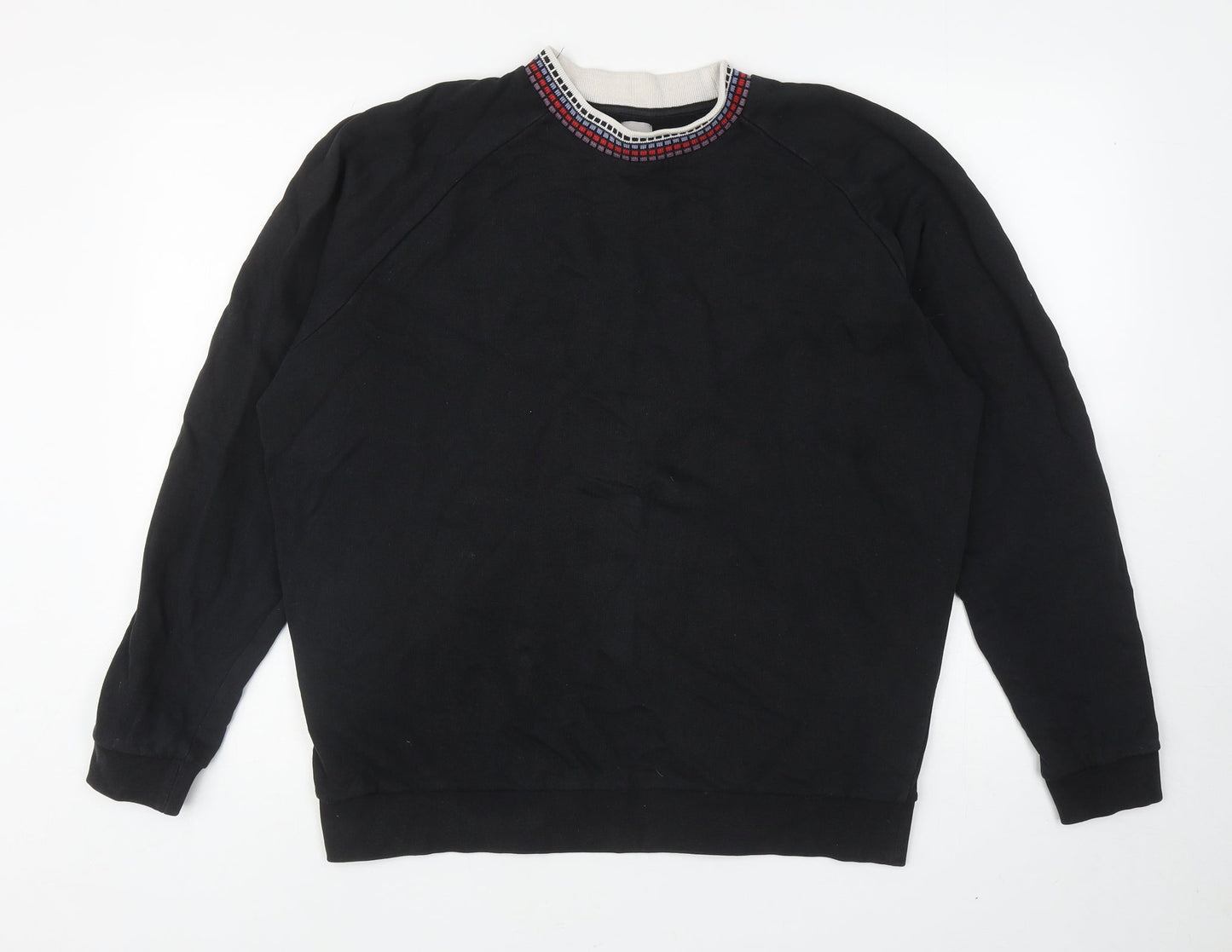 ASOS Womens Black Cotton Pullover Sweatshirt Size M Pullover