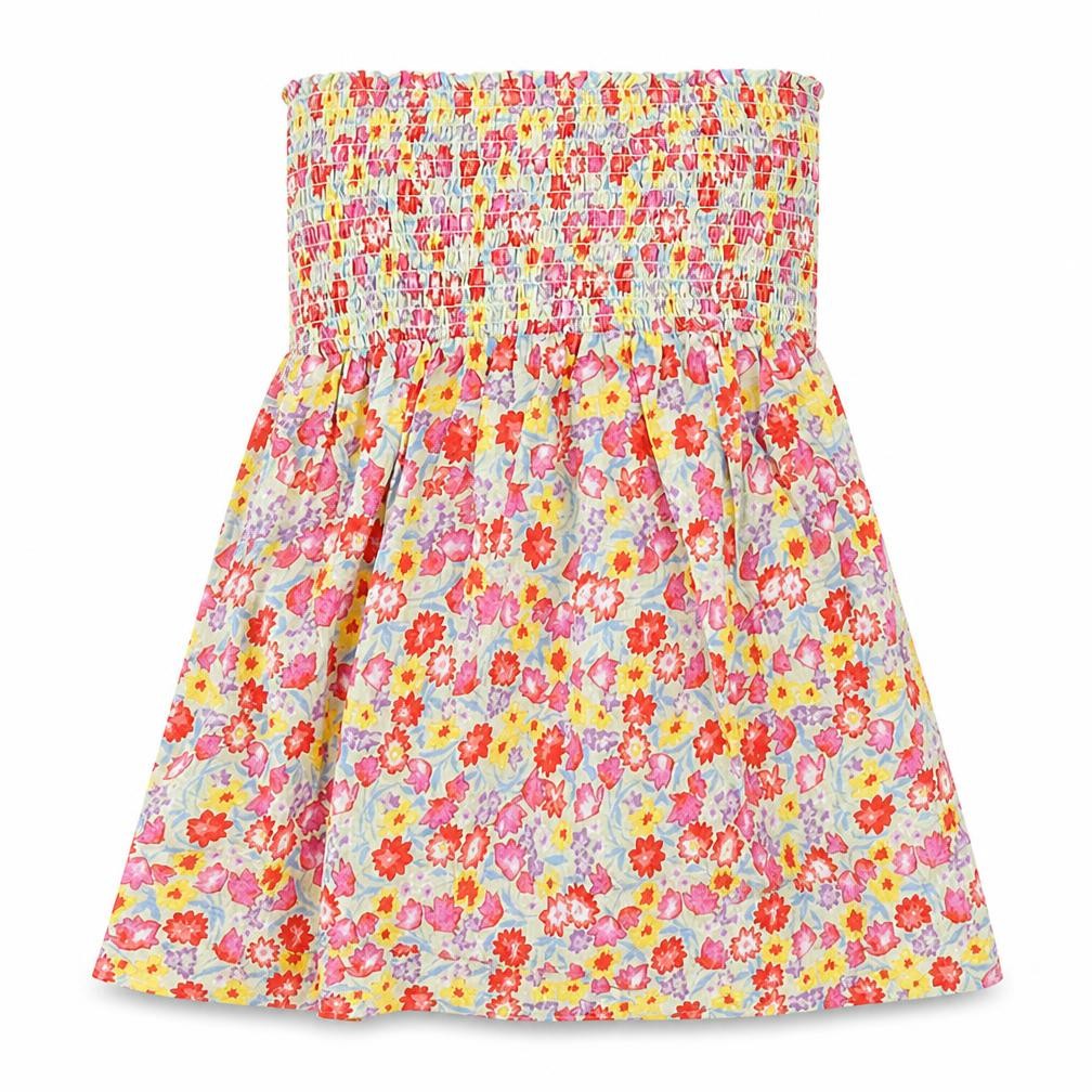 New Look Womens Multicoloured Floral 100% Cotton Basic Blouse Size 8 Off the Shoulder