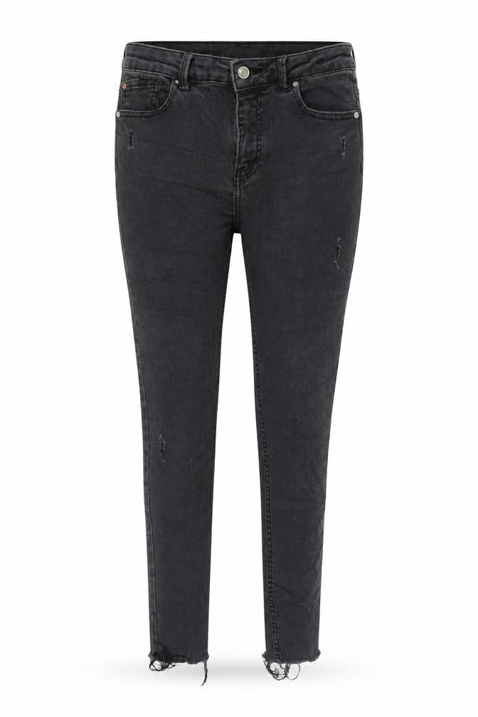Denim & Co. Womens Black Cotton Skinny Jeans Size 12 L27 in Regular Zip