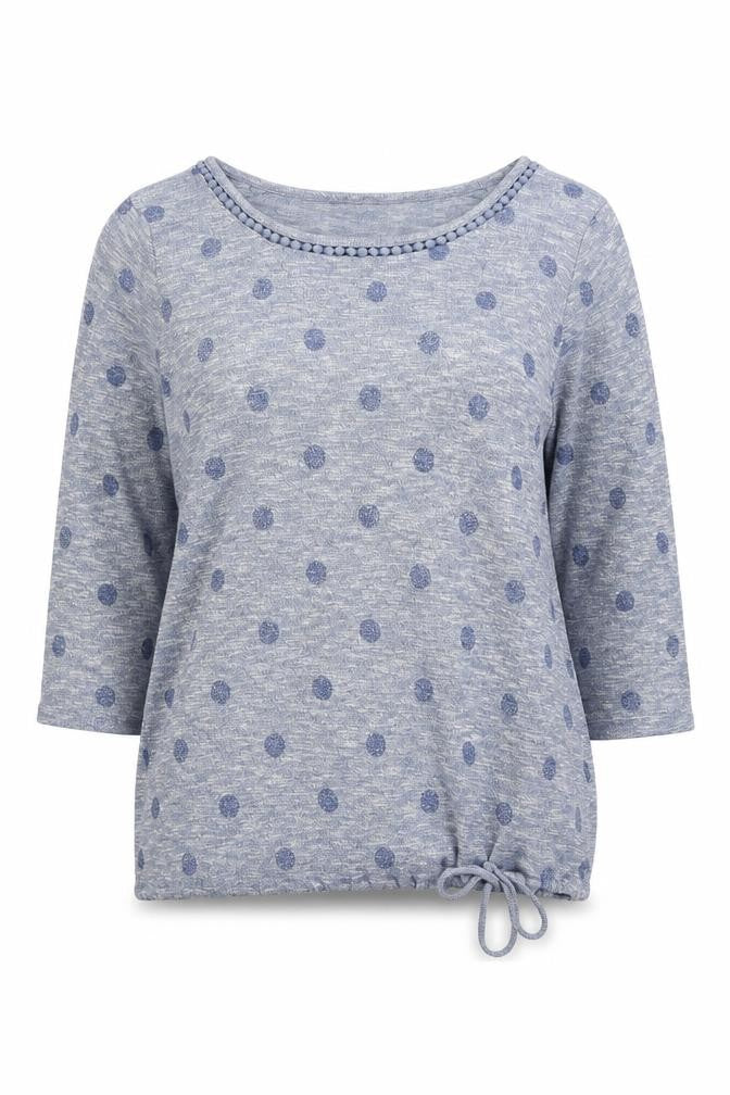 M&Co Womens Blue Boat Neck Viscose Pullover Jumper Size 12
