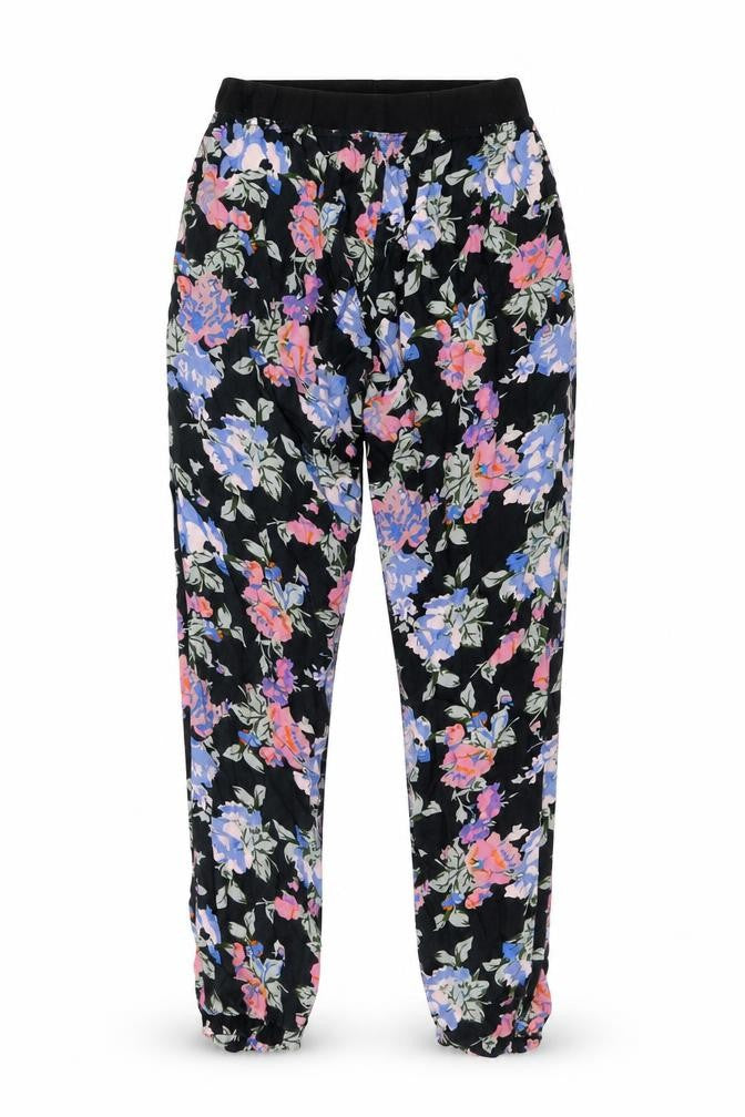 Select Womens Multicoloured Floral Polyester Harem Trousers Size 8 L28 in Regular