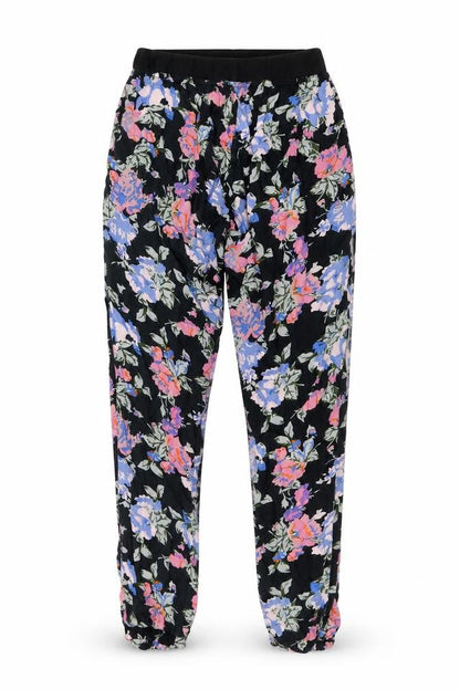 Select Womens Multicoloured Floral Polyester Harem Trousers Size 8 L28 in Regular