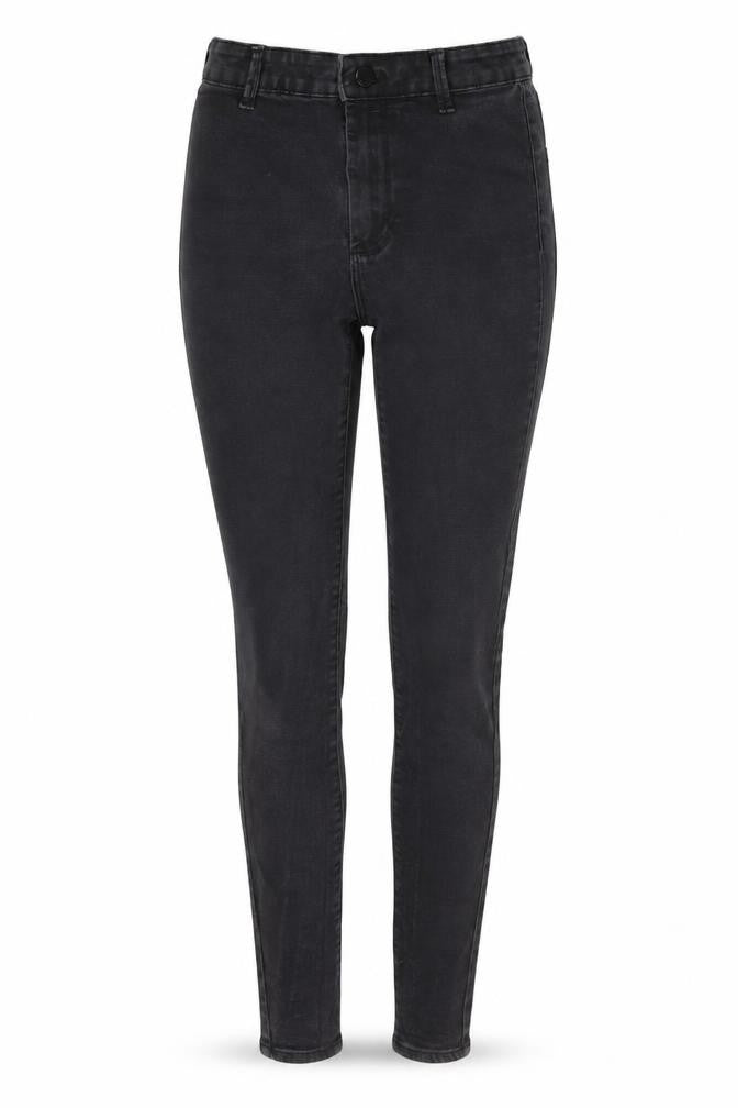 Denim & Co. Womens Black Cotton Skinny Jeans Size 10 L29 in Regular Zip
