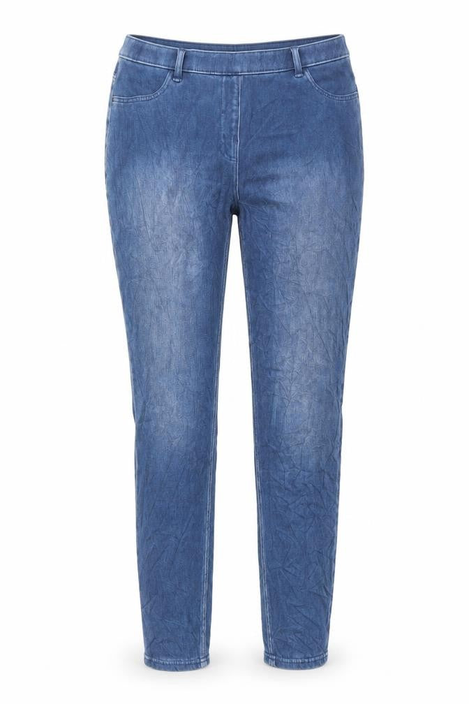 Marks & Spencer Womens Blue Cotton Jegging Jeans Size 10 L30 in Regular