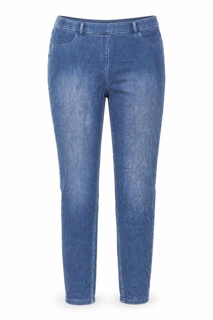 Marks & Spencer Womens Blue Cotton Jegging Jeans Size 10 L30 in Regular