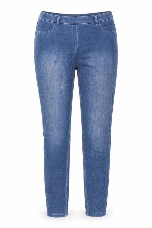 Marks & Spencer Womens Blue Cotton Jegging Jeans Size 10 L30 in Regular