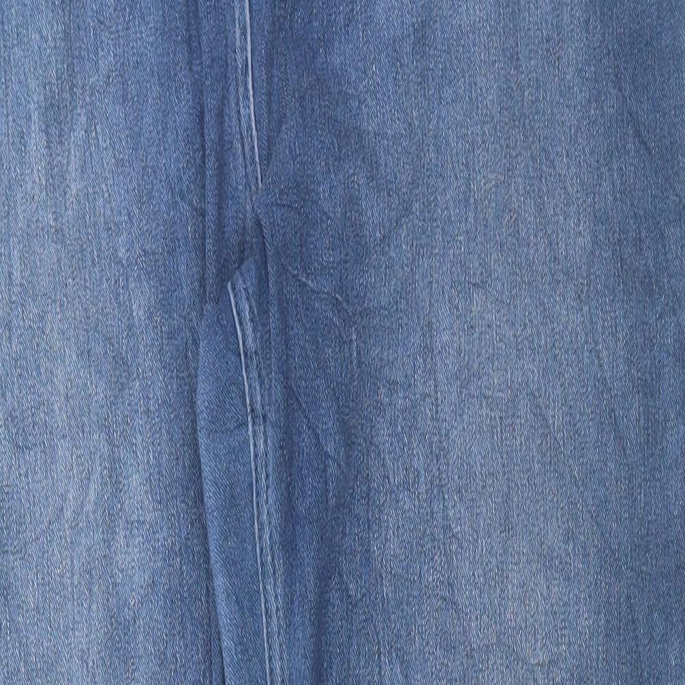 Marks and Spencer Womens Blue Cotton Jegging Jeans Size 10 L30 in Regular