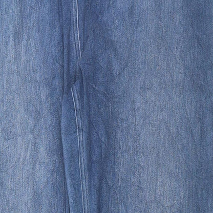 Marks & Spencer Womens Blue Cotton Jegging Jeans Size 10 L30 in Regular