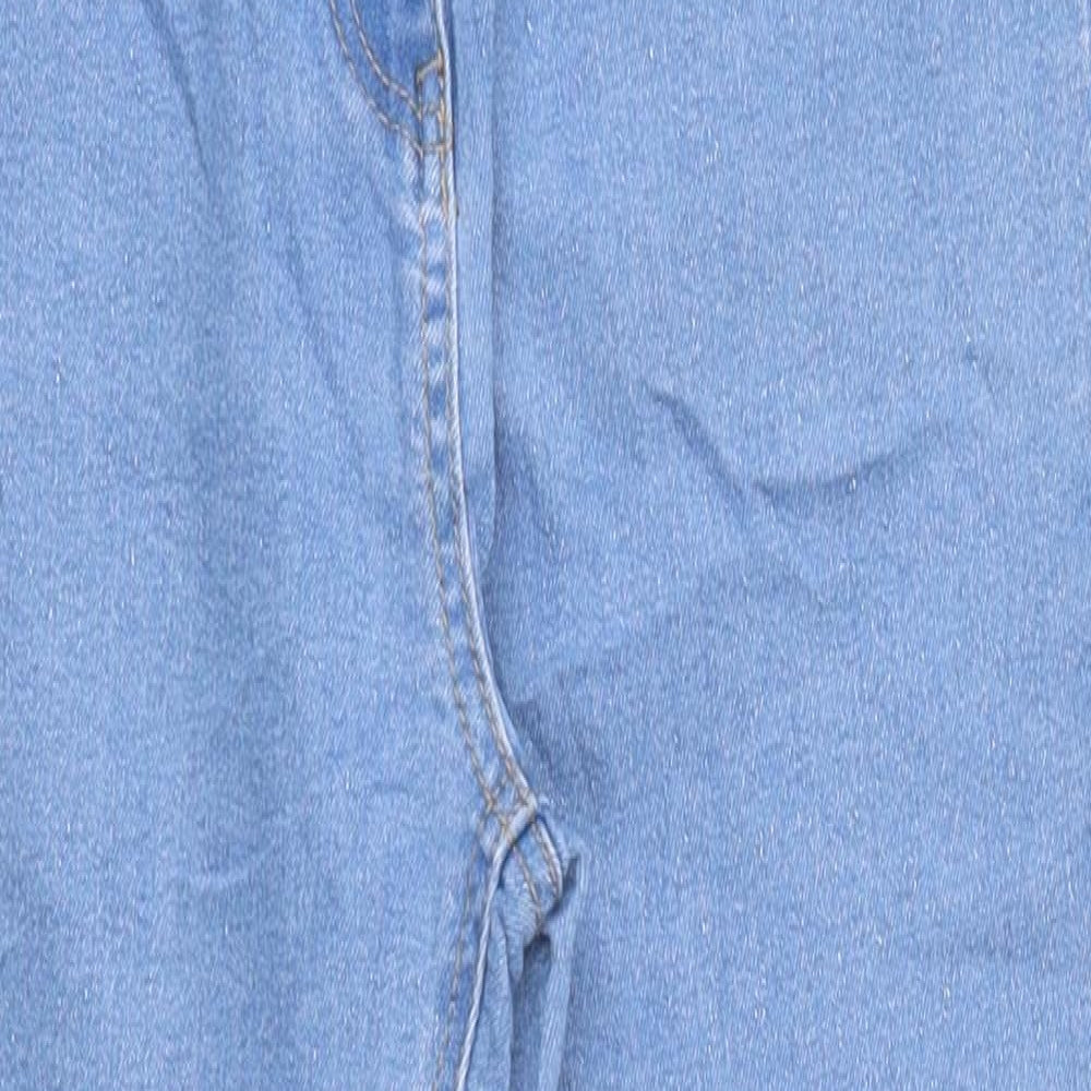 Spirit Womens Blue Cotton Skinny Jeans Size 10 L29 in Regular Zip