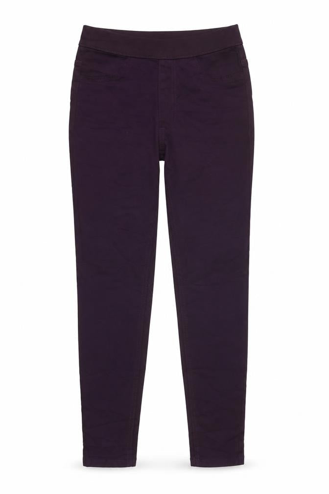 Marks & Spencer Womens Purple 100% Cotton Jegging Jeans Size 6 L32 in Regular - Short