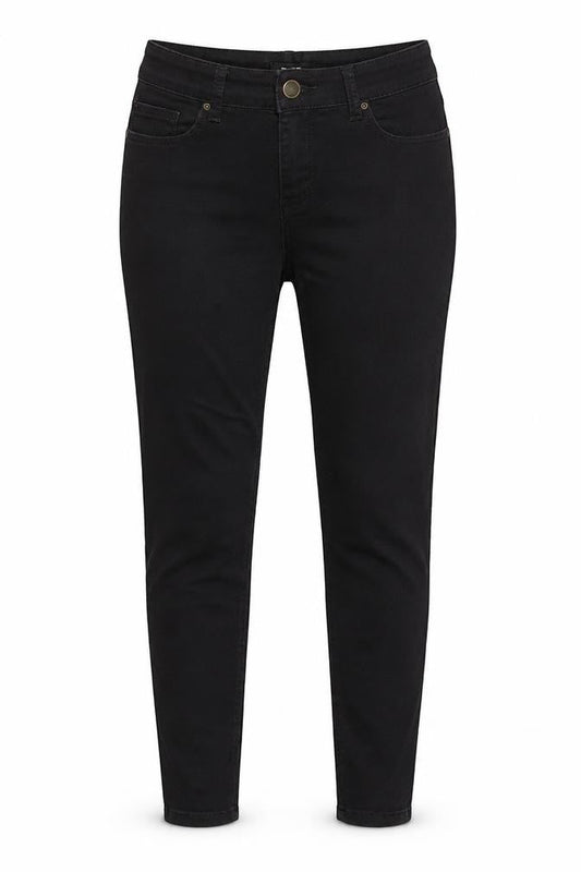 Marks & Spencer Womens Black 100% Cotton Jegging Jeans Size 8 L32 in Regular Zip