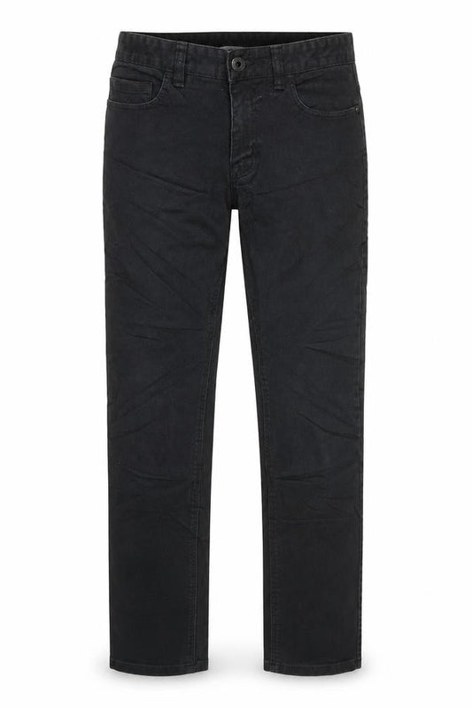 Next Mens Black Cotton Skinny Jeans Size 28 in L35 in Relaxed Zip