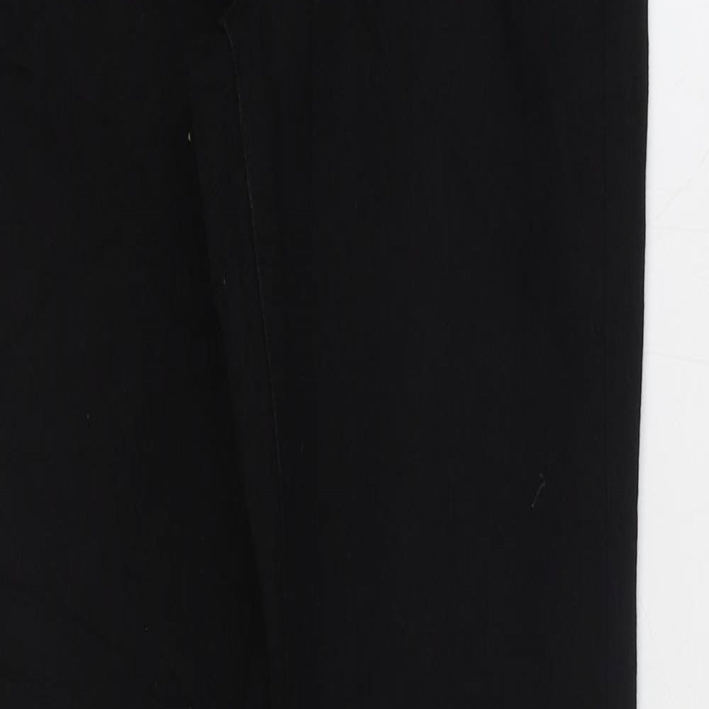 Preworn Womens Black Cotton Jegging Jeans Size 8 L30 in Regular