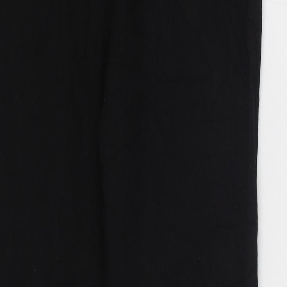 Preworn Womens Black Cotton Jegging Jeans Size 8 L30 in Regular