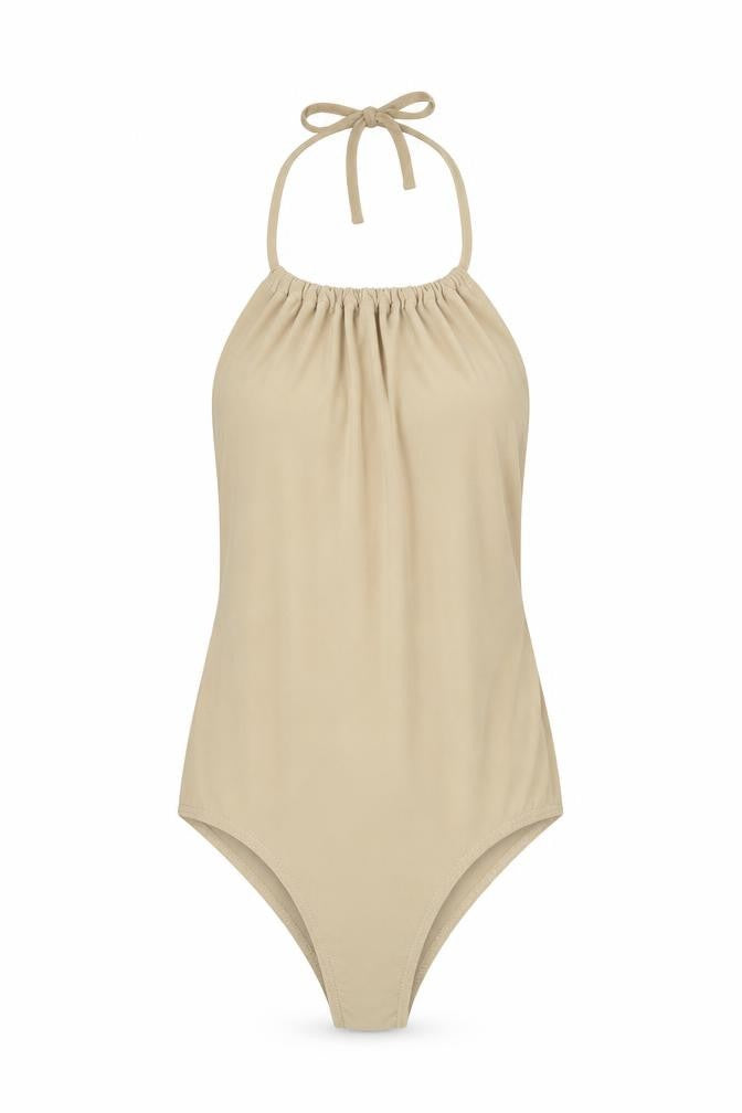PRETTYLITTLETHING Womens Brown Polyester Bodysuit One-Piece Size 6 Pullover