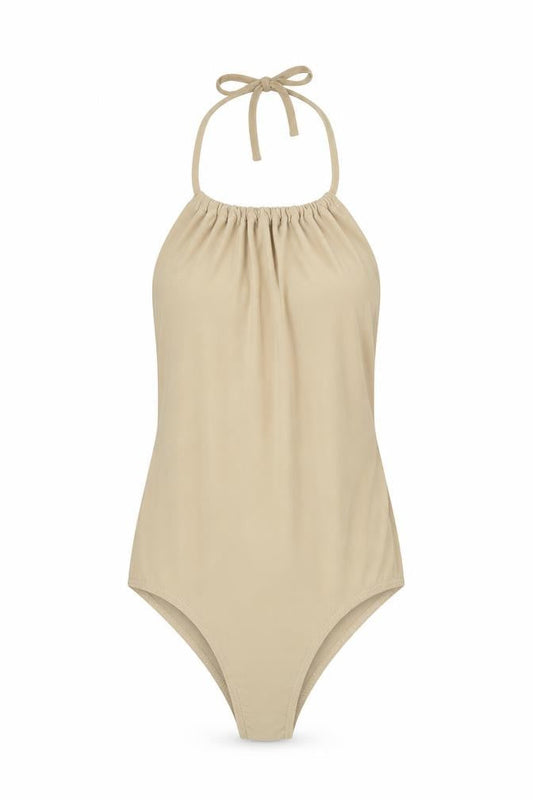 PRETTYLITTLETHING Womens Brown Polyester Bodysuit One-Piece Size 6 Pullover