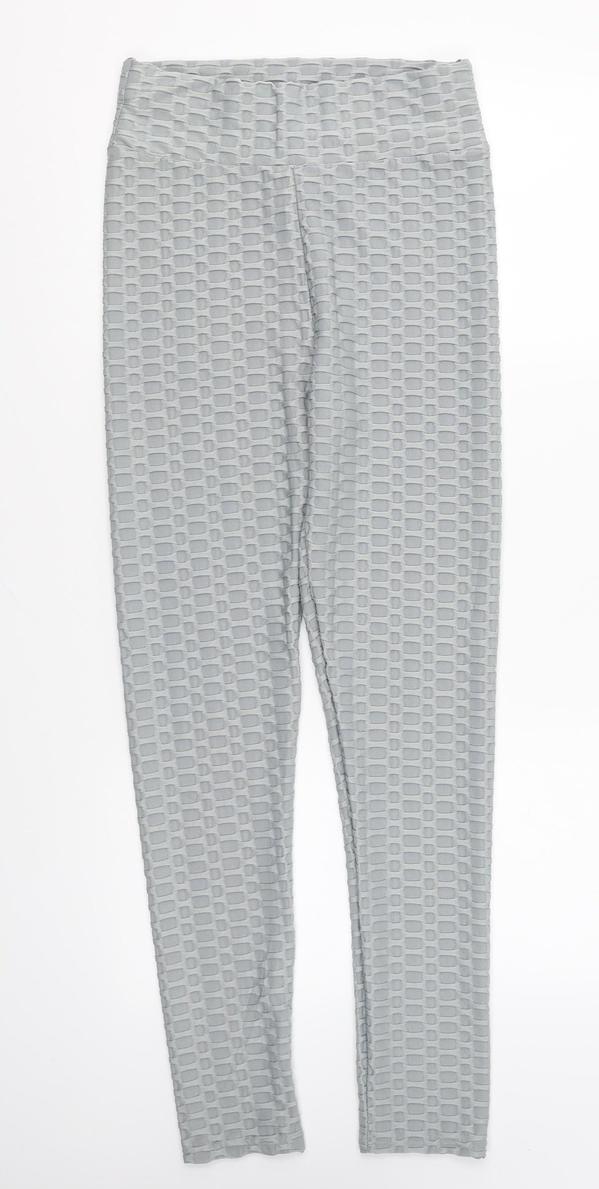 Preworn Womens Grey Polyamide Compression Leggings Size S L25 in Regular Pullover