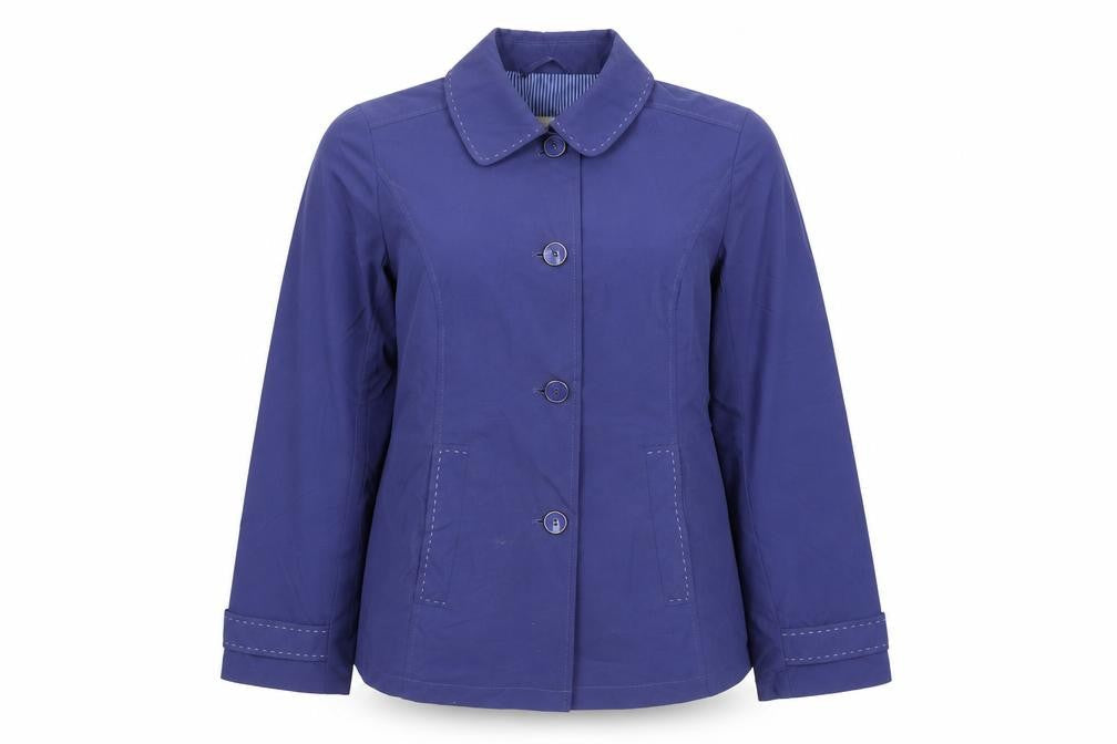 Classics Womens Purple Jacket Blazer Size 14 Button