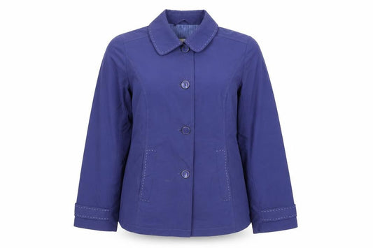 Classics Womens Purple Jacket Blazer Size 14 Button