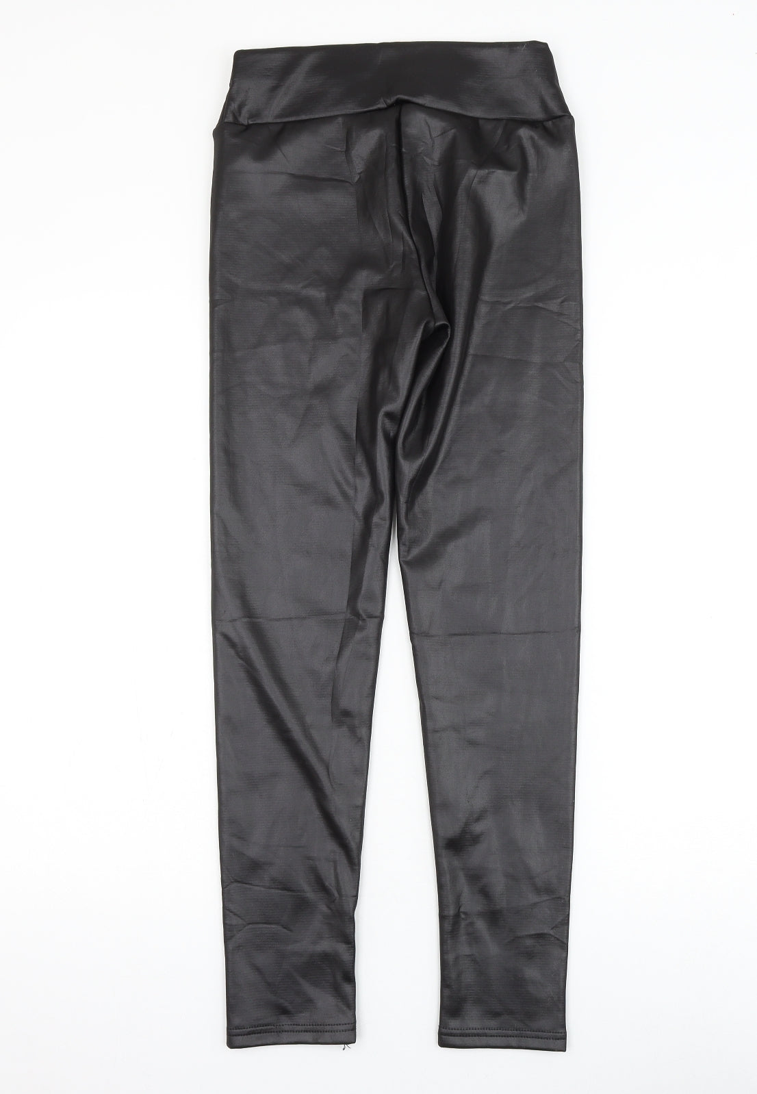 Preworn Womens Black Polyamide Capri Leggings Size S L27 in