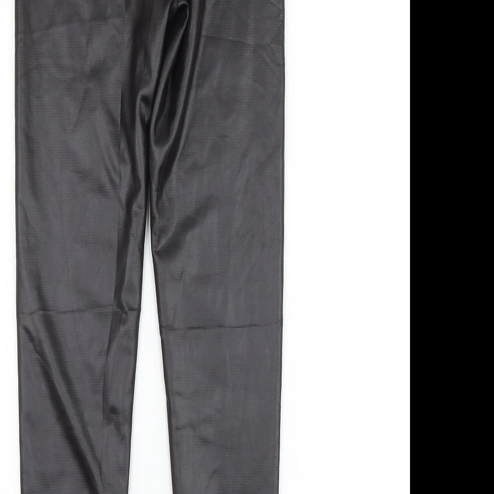 Preworn Womens Black Polyamide Capri Leggings Size S L27 in