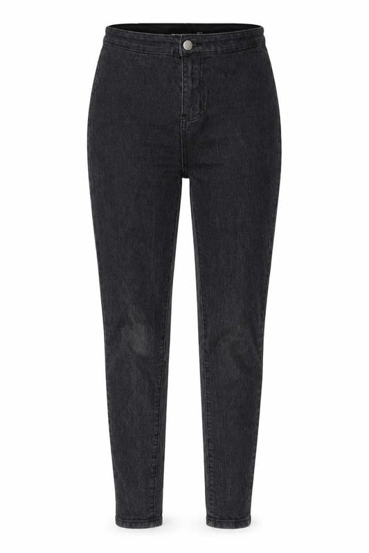 PRETTYLITTLETHING Womens Black Cotton Skinny Jeans Size 6 L27 in Regular Zip