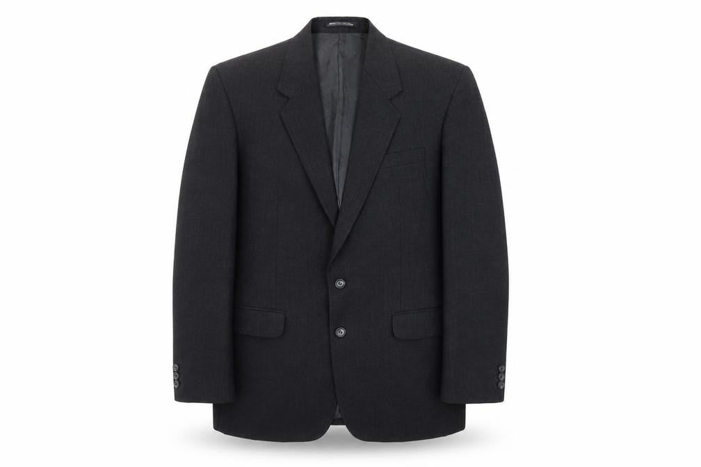 James Barry Mens Grey Polyester Jacket Suit Jacket Size L