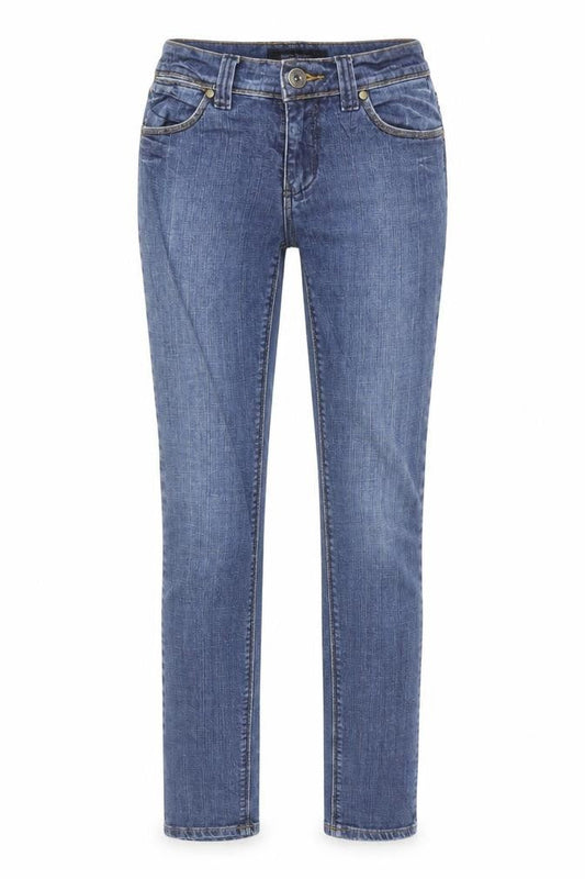 Disco Womens Blue Cotton Skinny Jeans Size 8 L31 in Slim Zip