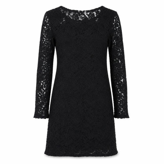 Apricot Womens Black Polyester A-Line Size 10 Round Neck Pullover