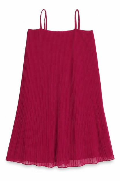 French Connection Girls Pink Polyester A-Line Size 12-13 Years Round Neck Zip