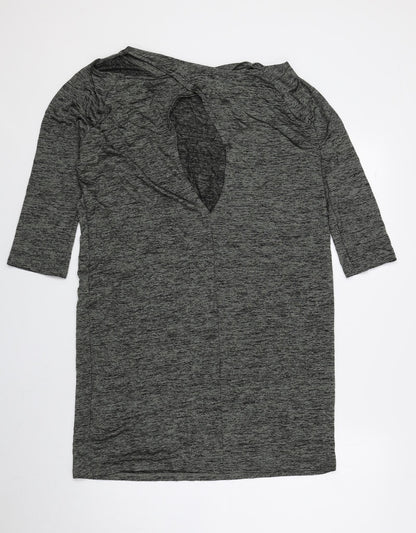 BDG Womens Grey Viscose A-Line Size XS Round Neck Pullover