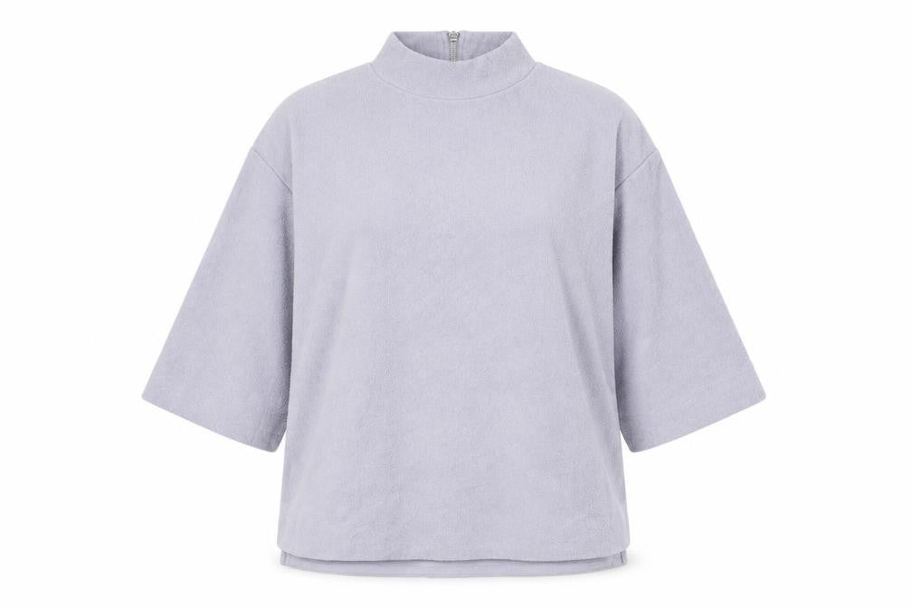 Nutmeg Womens Purple Polyester Pullover Sweatshirt Size 14 Zip