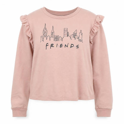 Disney Womens Pink Polyester Pullover Sweatshirt Size 12 Pullover - Friends