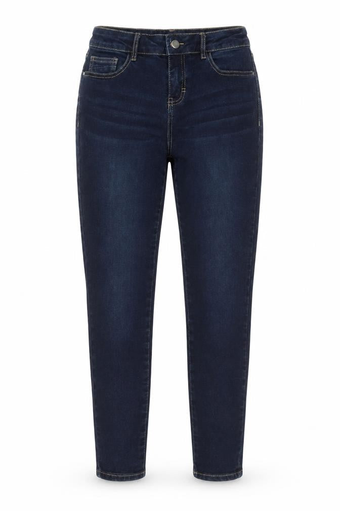 TU Womens Blue Cotton Mom Jeans Size 28 in L26 in Regular Zip