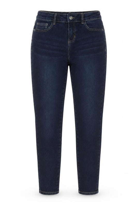 TU Womens Blue Cotton Mom Jeans Size 28 in L26 in Regular Zip