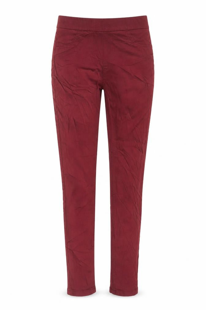 Marks & Spencer Womens Red Cotton Flared Jeans Size 8 L28 in Regular