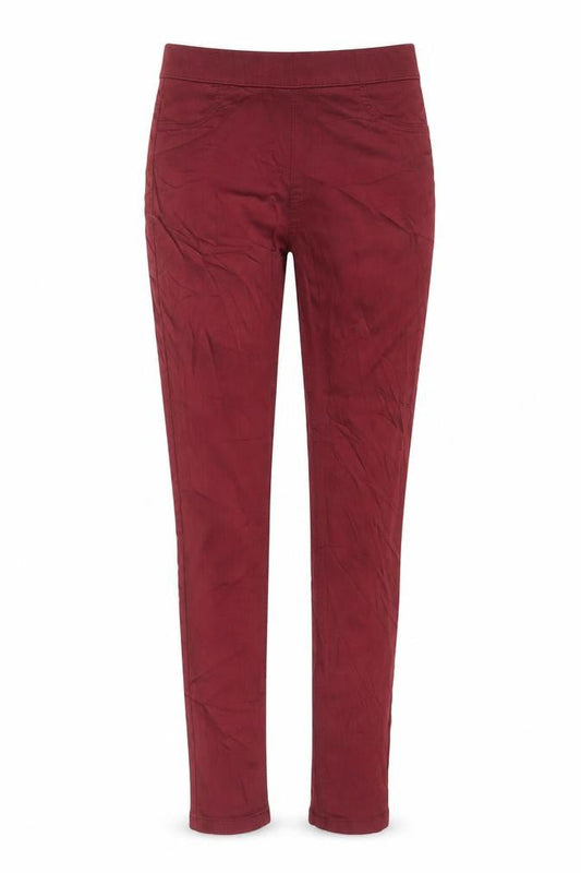 Marks & Spencer Womens Red Cotton Flared Jeans Size 8 L28 in Regular
