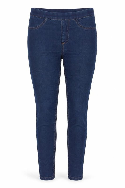 Marks & Spencer Womens Blue Cotton Jegging Jeans Size 6 L26 in Regular