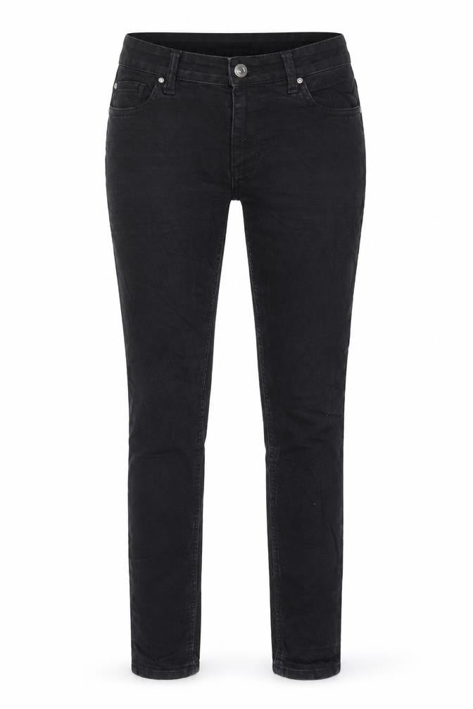 Marks & Spencer Womens Black Cotton Skinny Jeans Size 10 L28 in Regular Button
