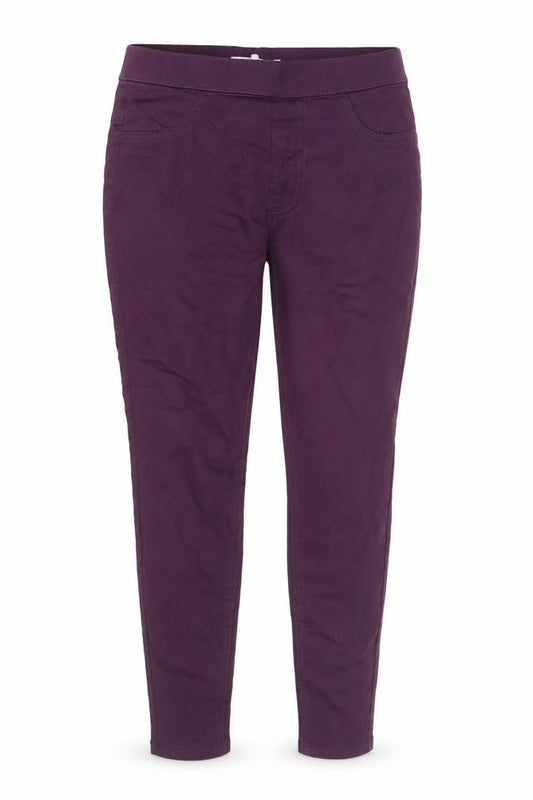 Marks & Spencer Womens Purple Cotton Jegging Jeans Size 8 L26 in Regular - Short Length