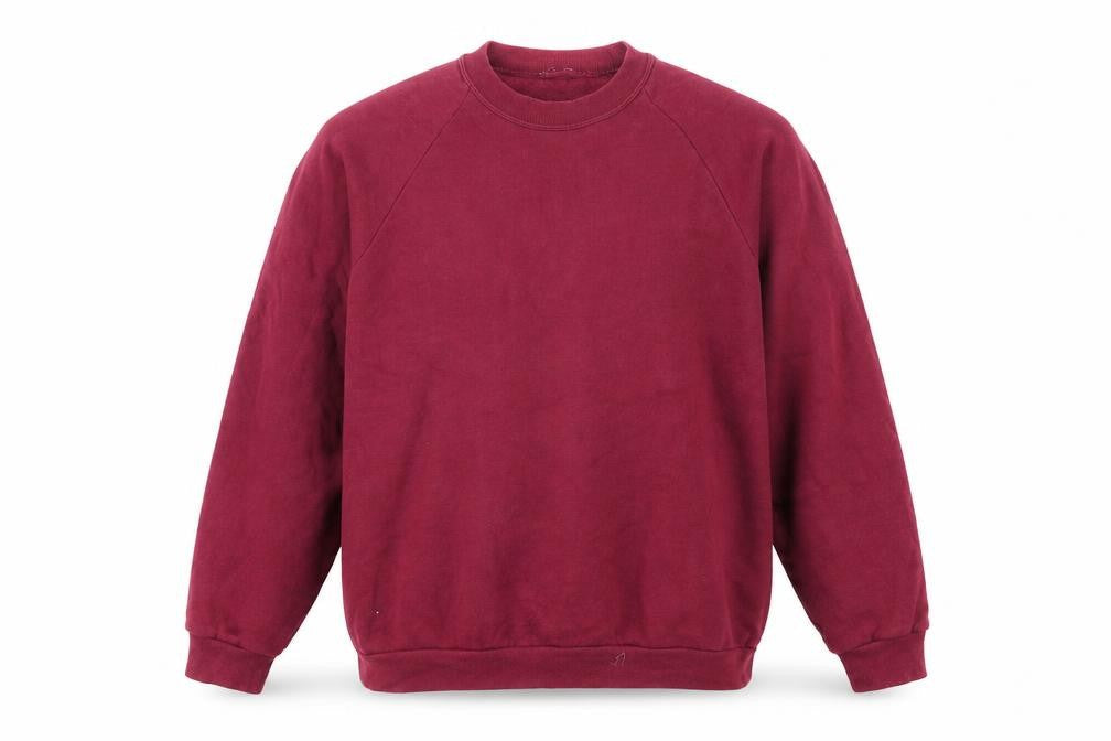 Preworn Mens Purple Round Neck Polyester Pullover Jumper Size L