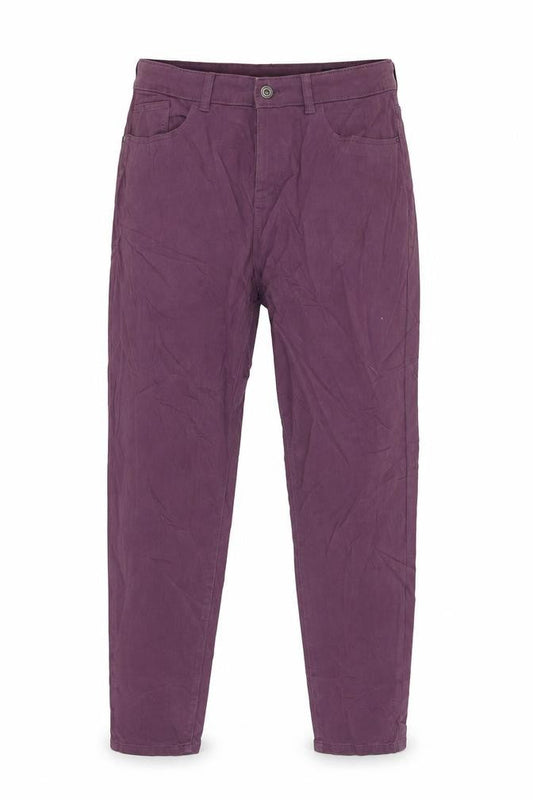 Denim & Co. Womens Purple Cotton Mom Jeans Size 12 L27 in Regular Zip