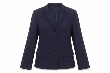 De Keyser Womens Blue Jacket Blazer Size 10 Button