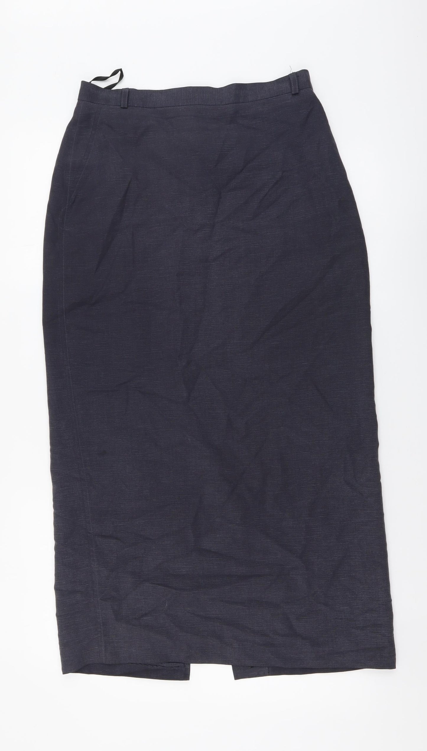 Wallis Womens Grey Polyester A-Line Skirt Size 10 Zip
