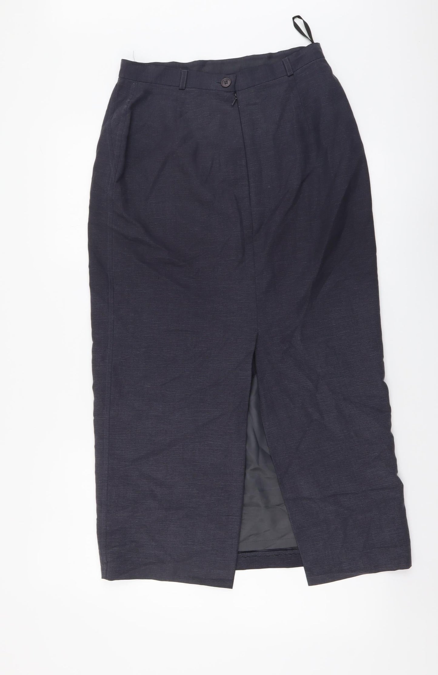 Wallis Womens Grey Polyester A-Line Skirt Size 10 Zip