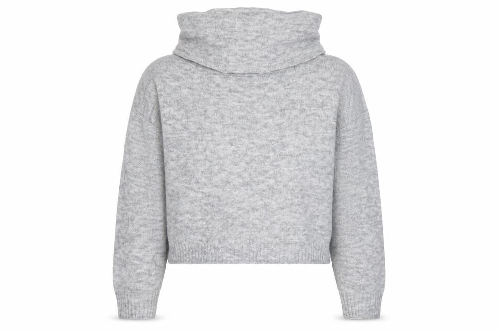 H&M Womens Grey Roll Neck Acrylic Pullover Jumper Size S