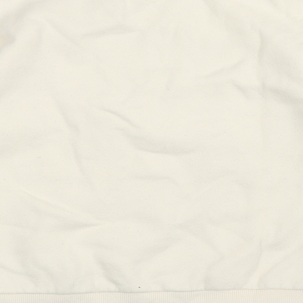 Boboyarn Girls Ivory Polyester Pullover Sweatshirt Size 7 Years Pullover - Rabbit