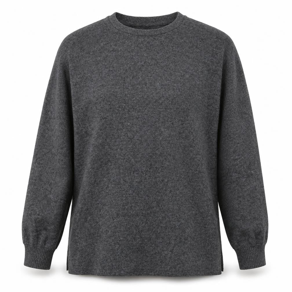 Primark Womens Grey Round Neck Polyester Pullover Jumper Size S